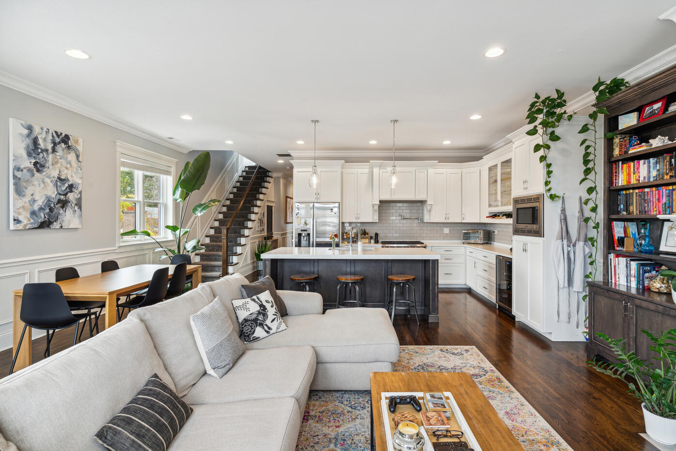 Untitled Open concept living and dining room real estate photography Chicago